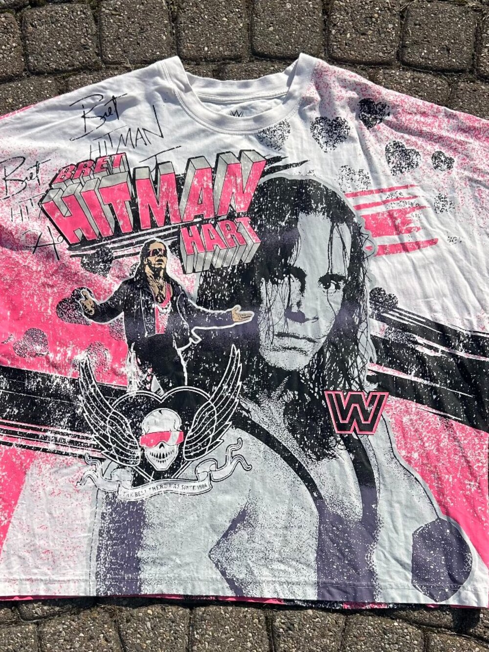 Culture Kings X WWE Bret "The Hitman" Hart AOP Graphic T Sz 3XL